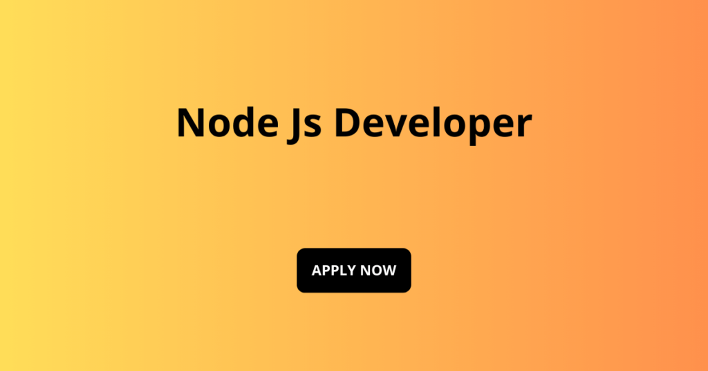 Node Js Developer